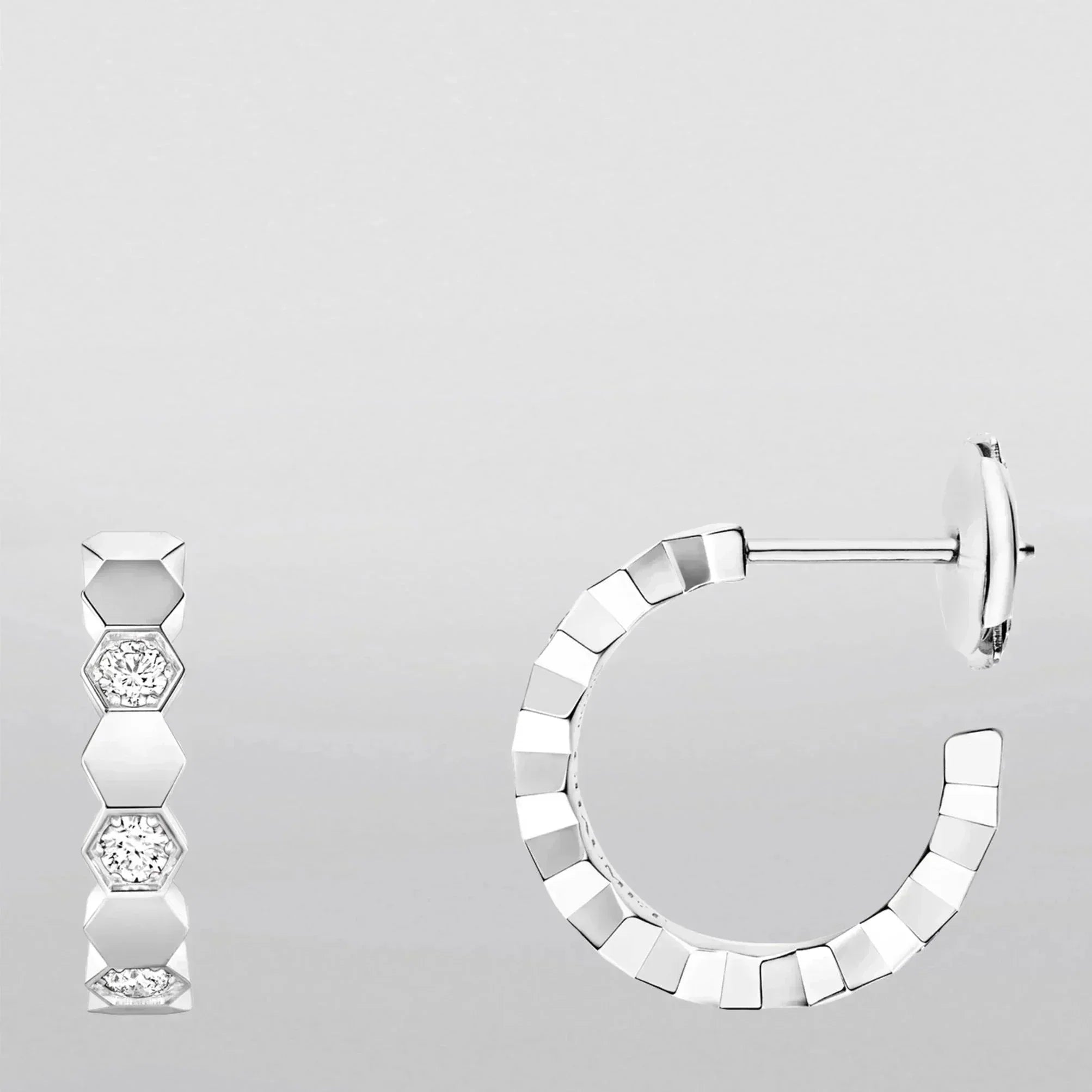 CHAUMET Hollow Design Four-Leaf Clover Flower Shape Earrings