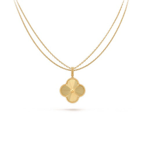 VCA CLOVER 25MM PEDANT NECKLACE GOLD