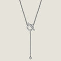 HERMES FINESSE SILVER DIAMOND NECKLACE