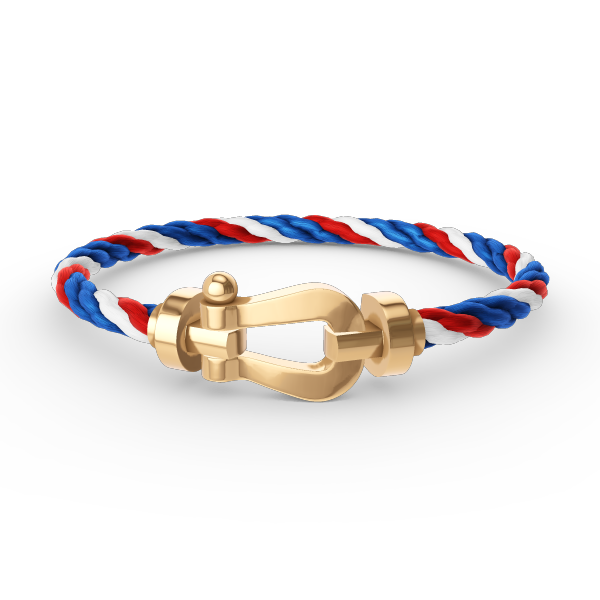 FRED FORCE LARGE HORSESHOE NO DIAMOND BRACELET GOLD