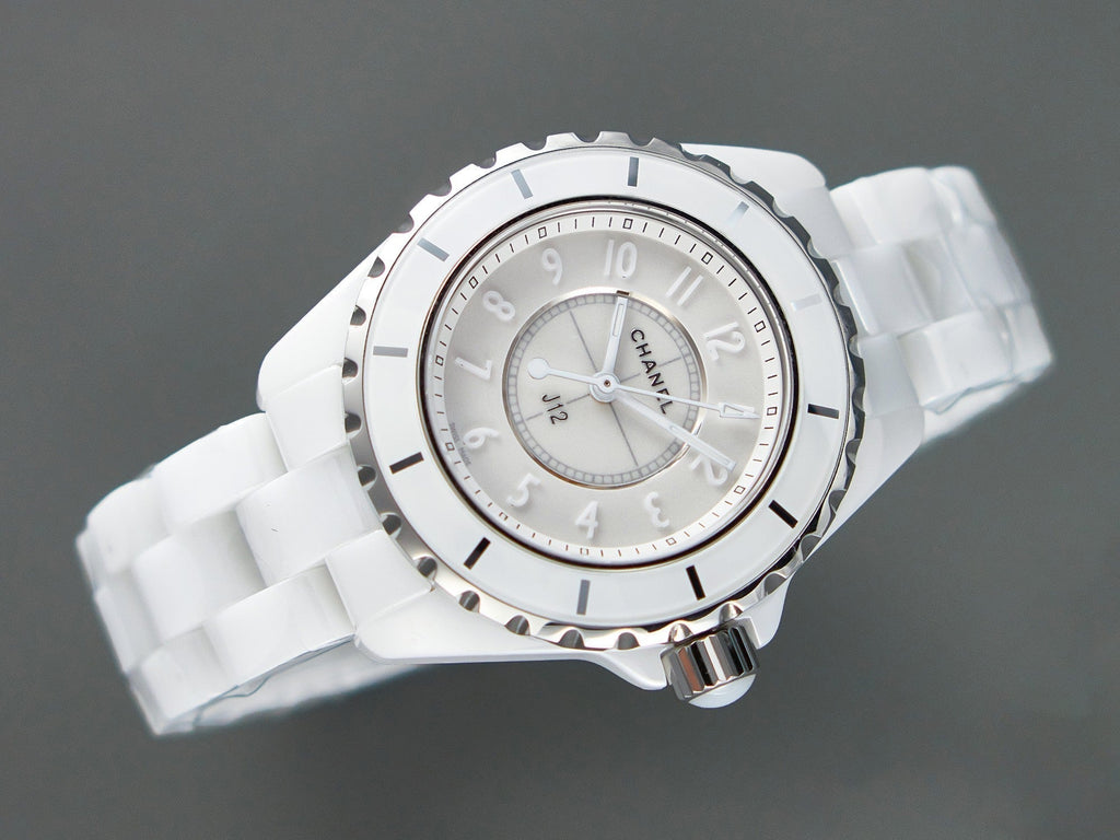CHANEL J12 Quartz White Ceramic White Numerals White Dial
