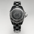 CHANEL J12 Quartz Black Ceramic Black Numerals Black Dial