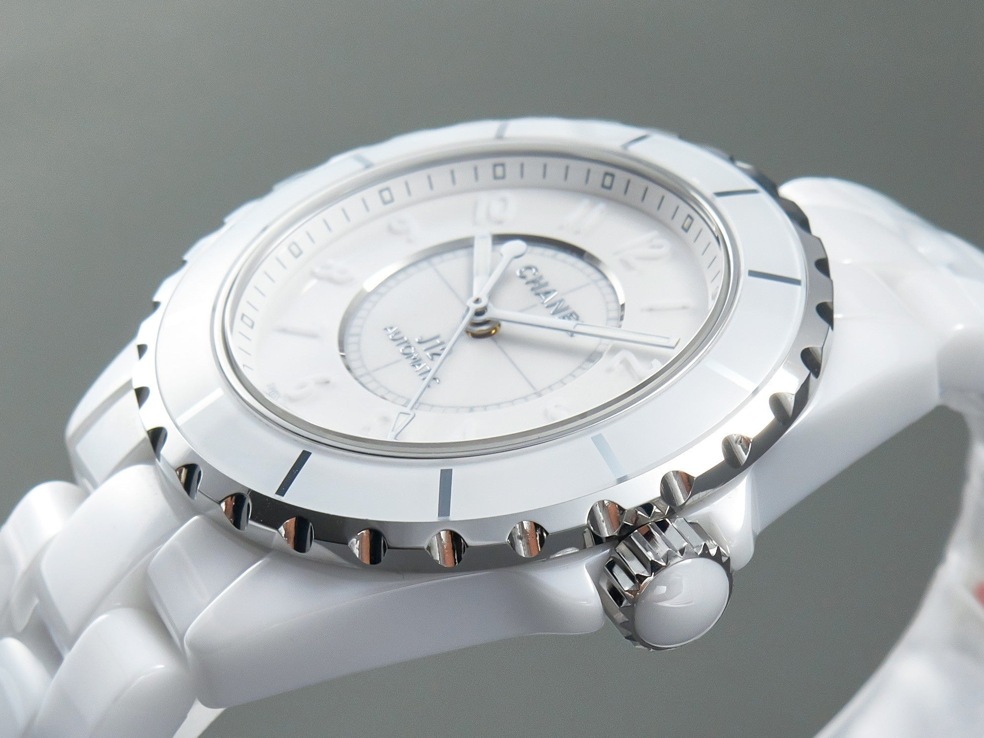 CHANEL J12 Automatic White Ceramic White Numerals White Dial