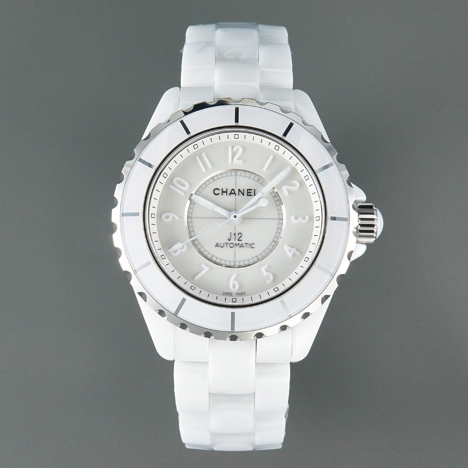 CHANEL J12 Automatic White Ceramic White Numerals White Dial