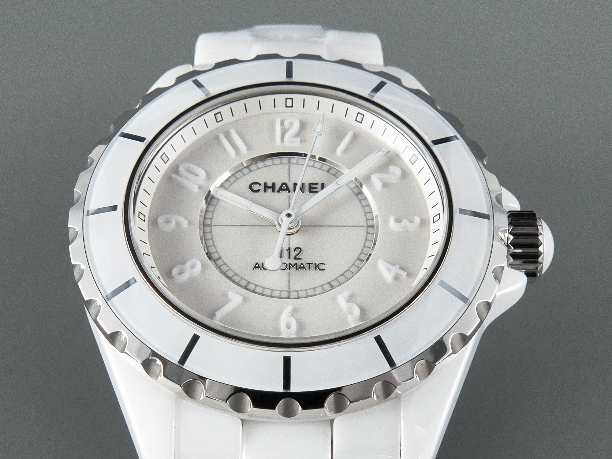 CHANEL J12 Automatic White Ceramic White Numerals White Dial