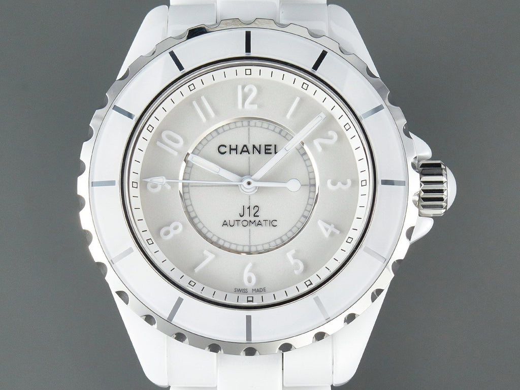 CHANEL J12 Automatic White Ceramic White Numerals White Dial