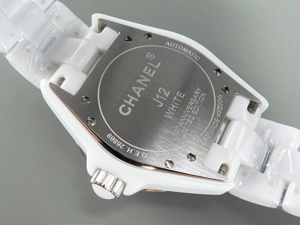 CHANEL J12 Automatic White Ceramic White Numerals White Dial