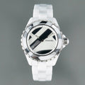 CHANEL J12 38mm Automatic Limited Untitled H5582 White Ceramic Black White Dial