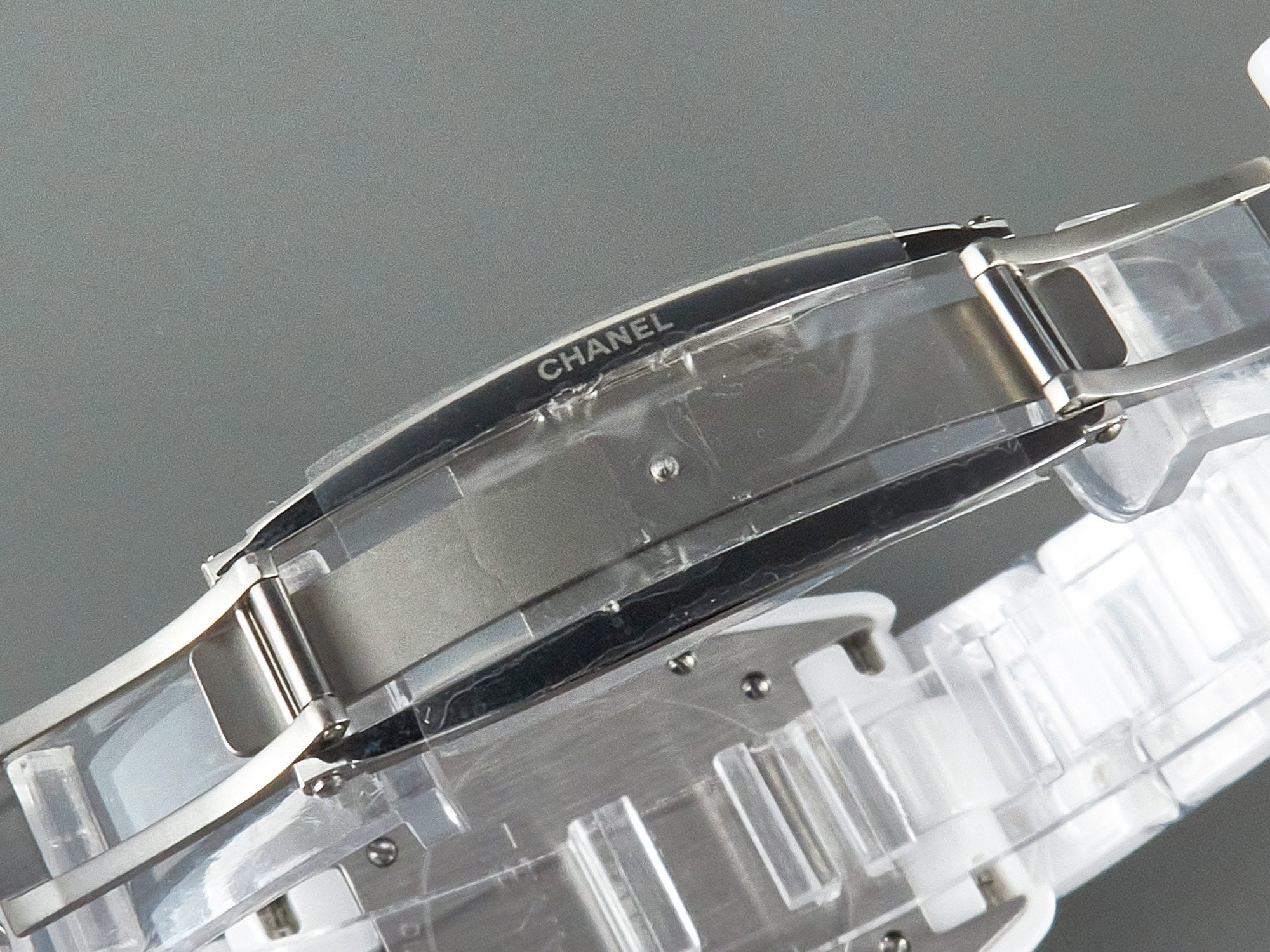 CHANEL J12 38mm Automatic Limited Untitled H5582 White Ceramic Black White Dial