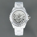 CHANEL J12 Date 38mm Automatic White Ceramic Stainless Graffiti Limited