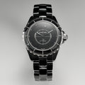 CHANEL J12 Automatic Black Ceramic Black Numerals Black Dial Black Steel Hands