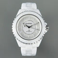 CHANEL J12 Automatic White Ceramic White Numerals Black White Hands White Dial