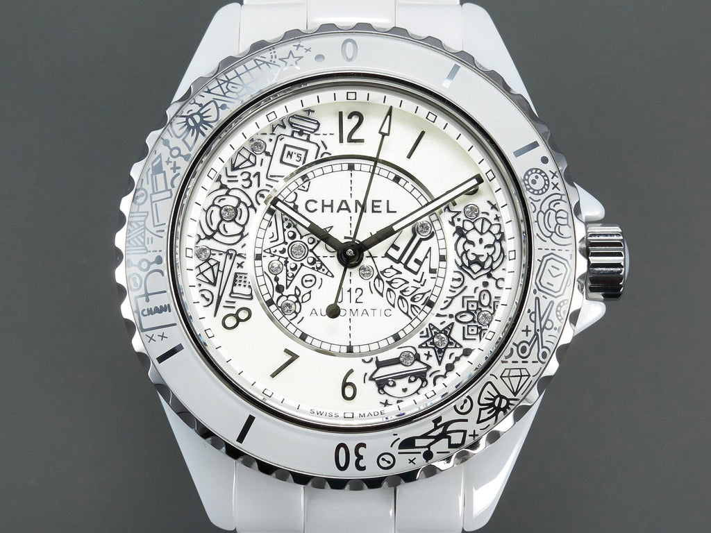 CHANEL J12 38mm Automatic 20Th Anniversary White Ceramic