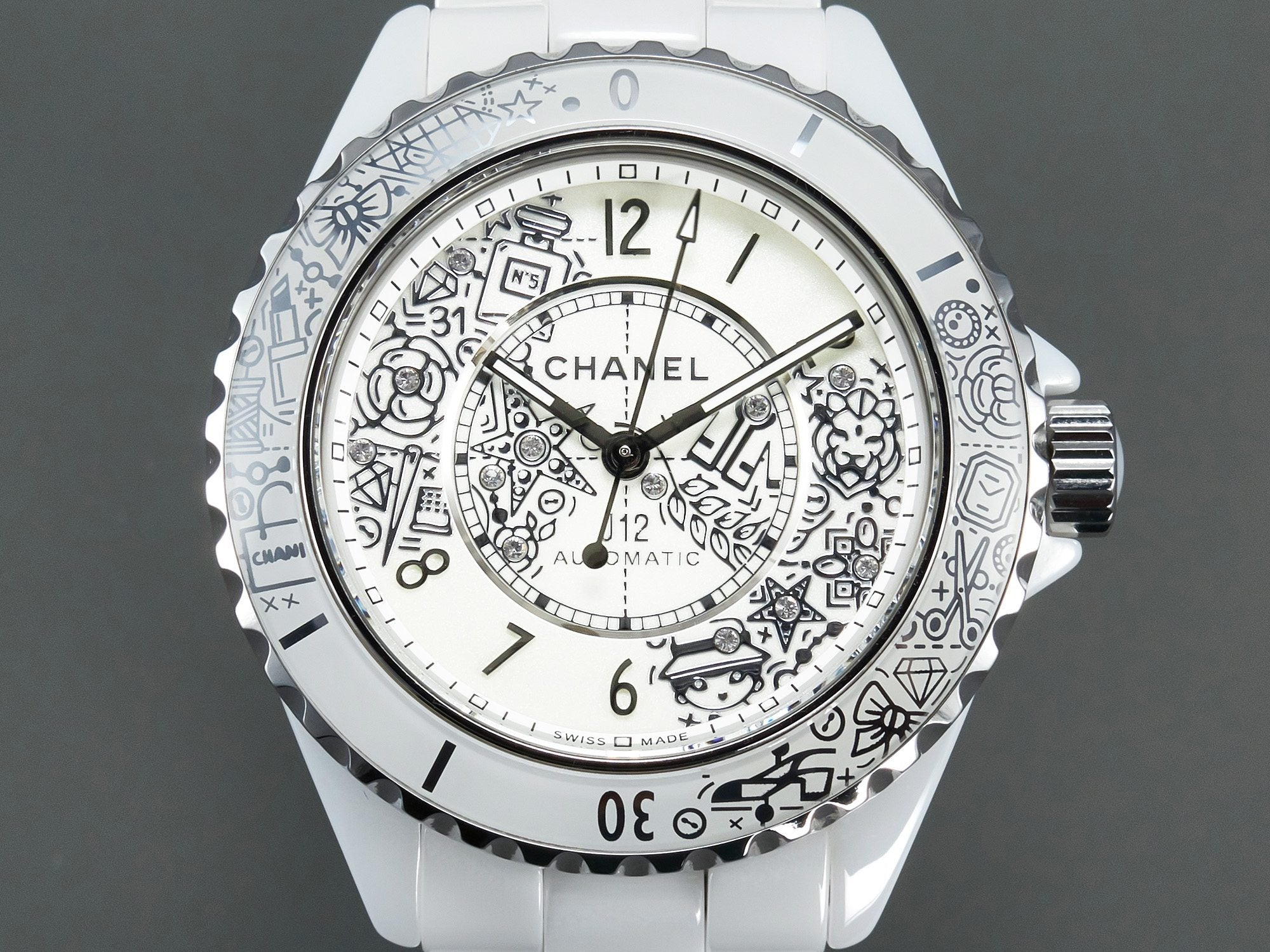 CHANEL J12 38mm Automatic 20Th Anniversary White Ceramic