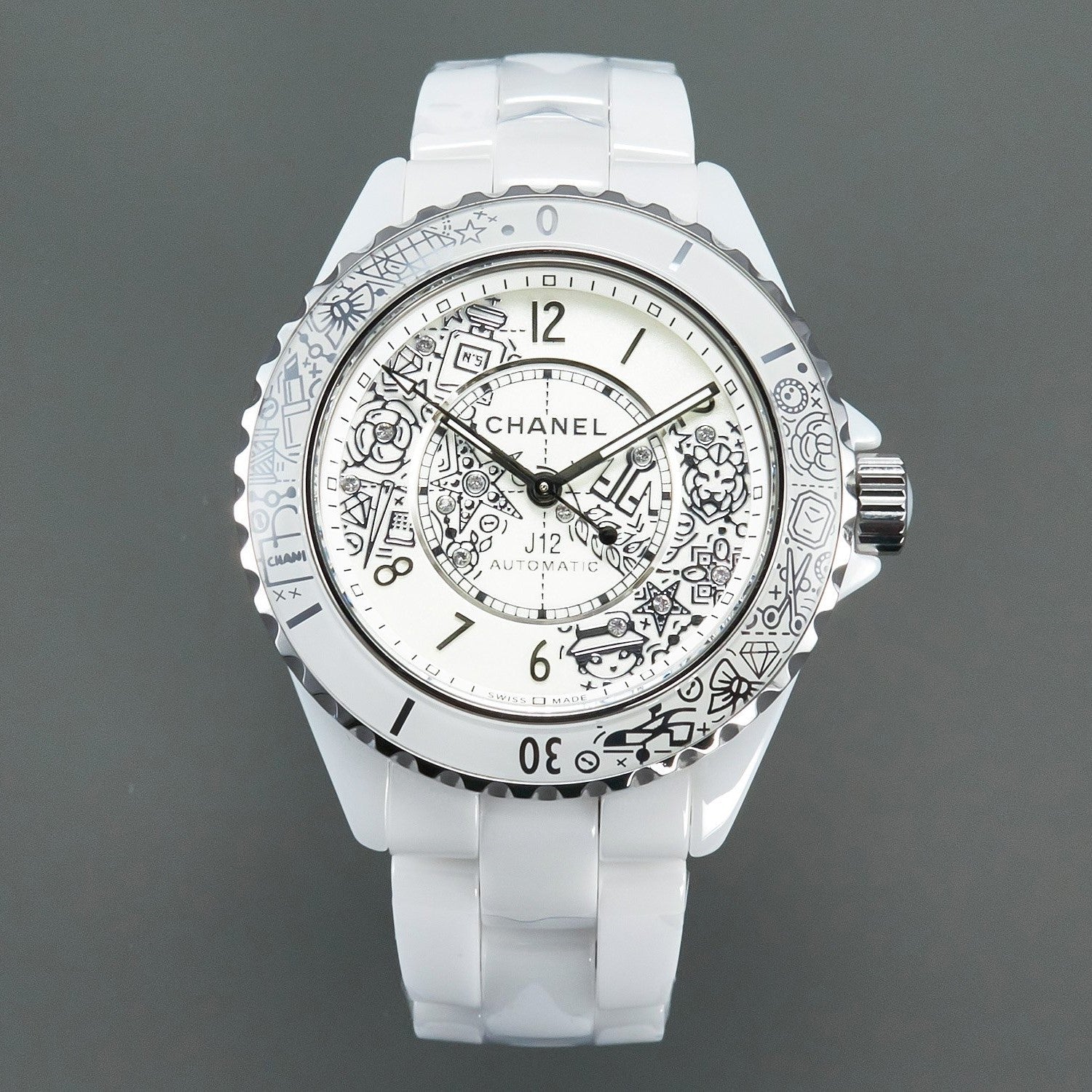 CHANEL J12 38mm Automatic 20Th Anniversary White Ceramic
