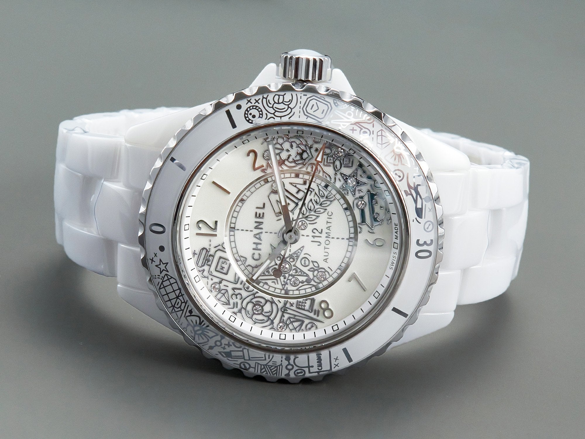 CHANEL J12 38mm Automatic 20Th Anniversary White Ceramic