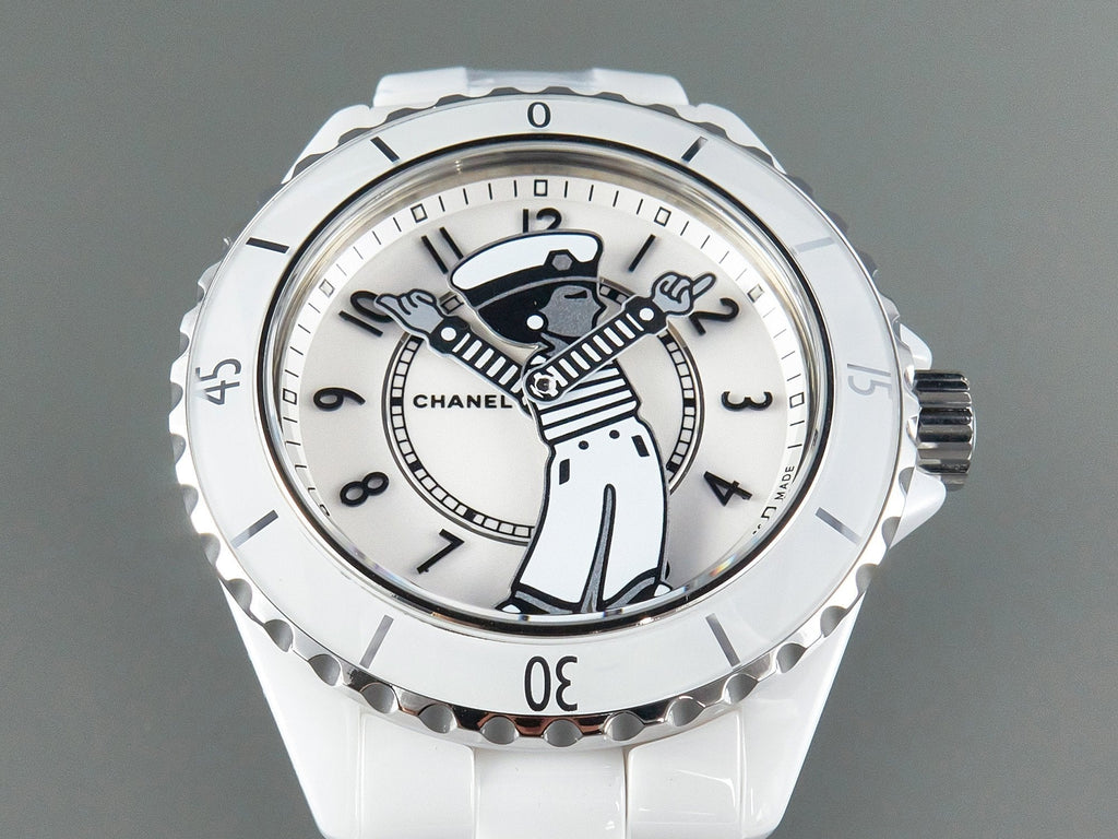 CHANEL J12 38mm Mademoiselle Automatic White Ceramic