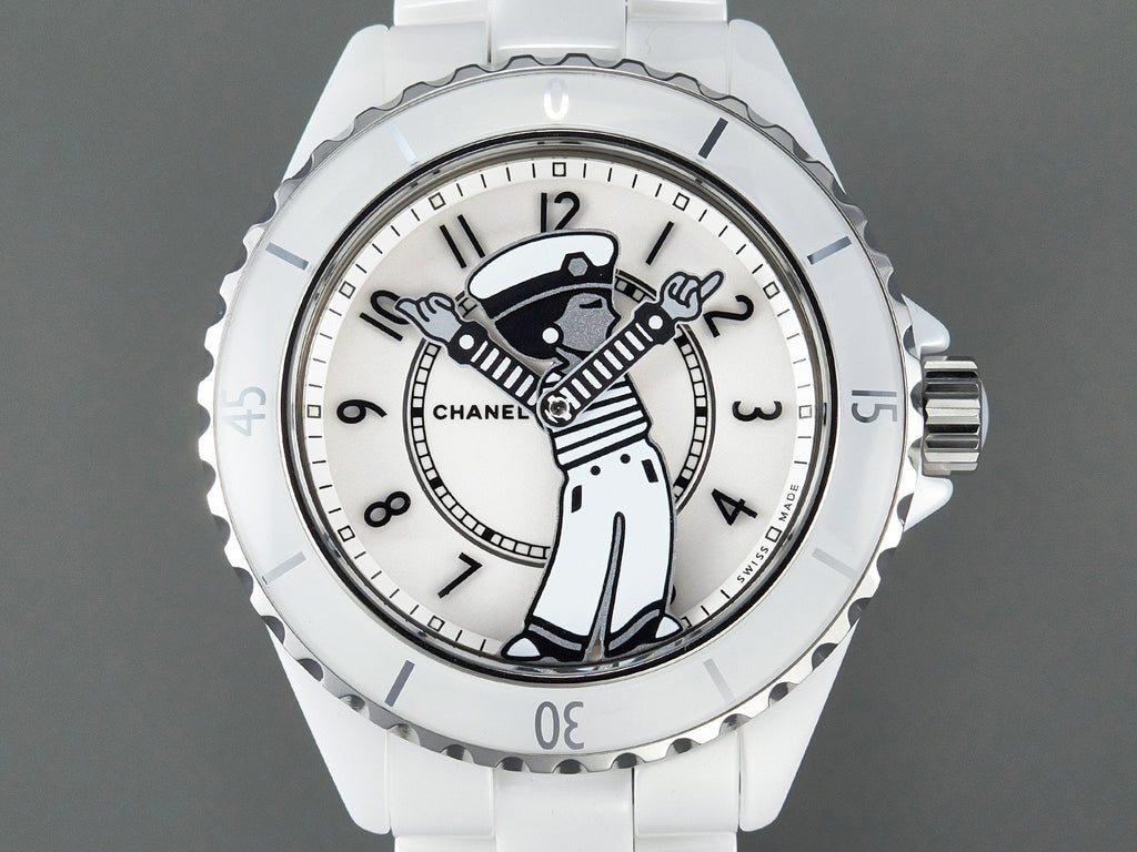 CHANEL J12 38mm Mademoiselle Automatic White Ceramic