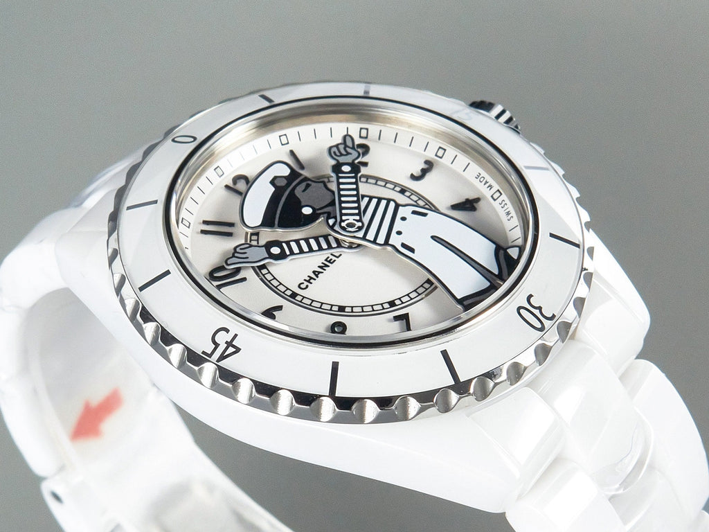 CHANEL J12 38mm Mademoiselle Automatic White Ceramic