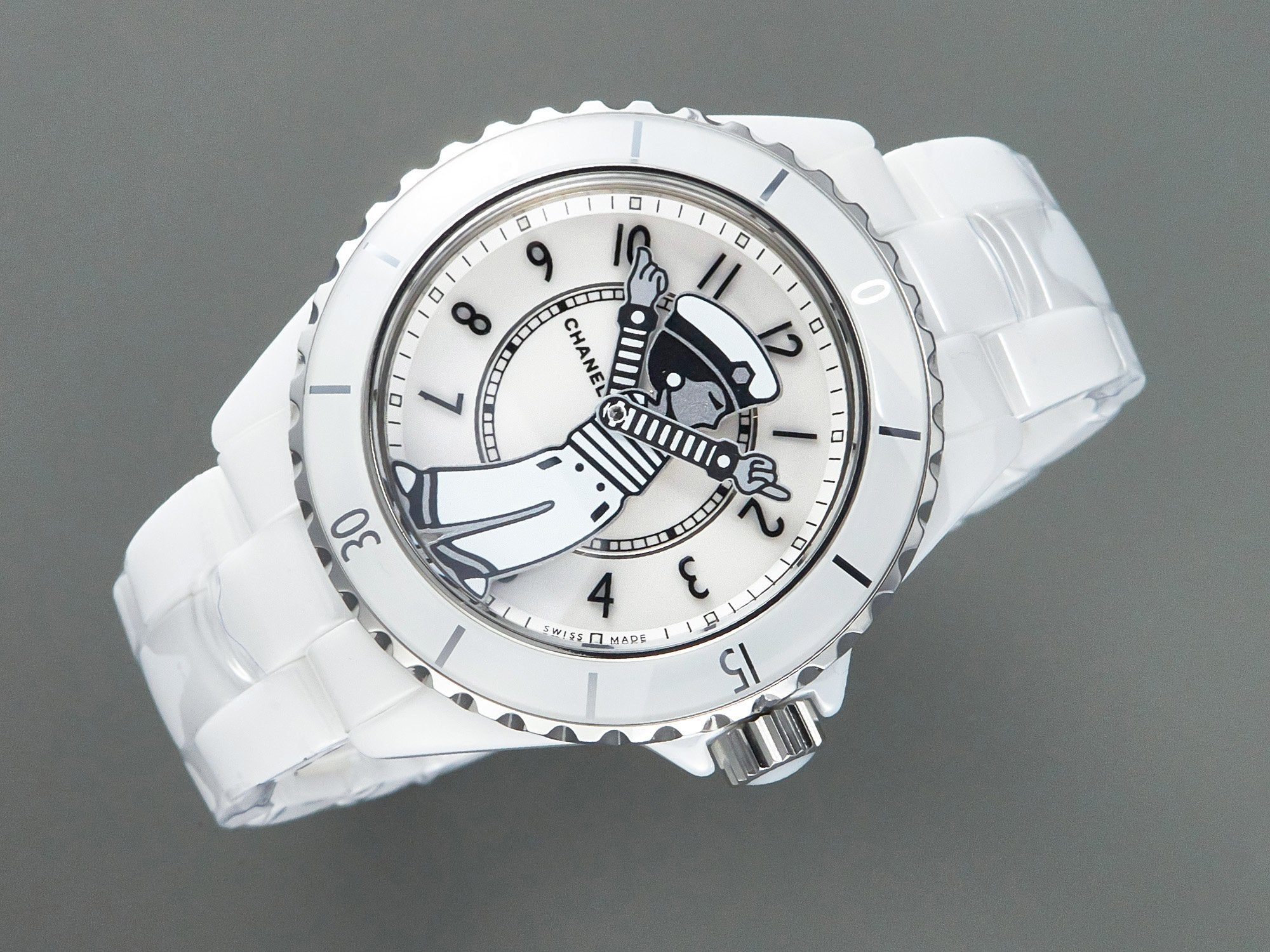 CHANEL J12 38mm Mademoiselle Automatic White Ceramic