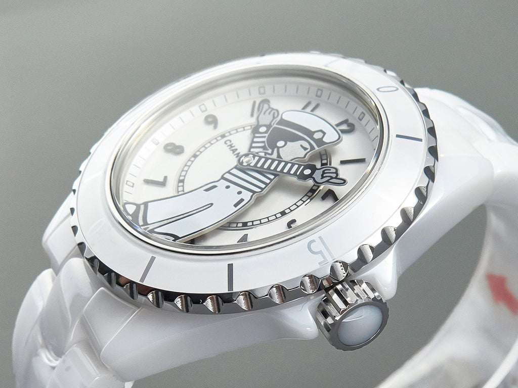 CHANEL J12 38mm Mademoiselle Automatic White Ceramic