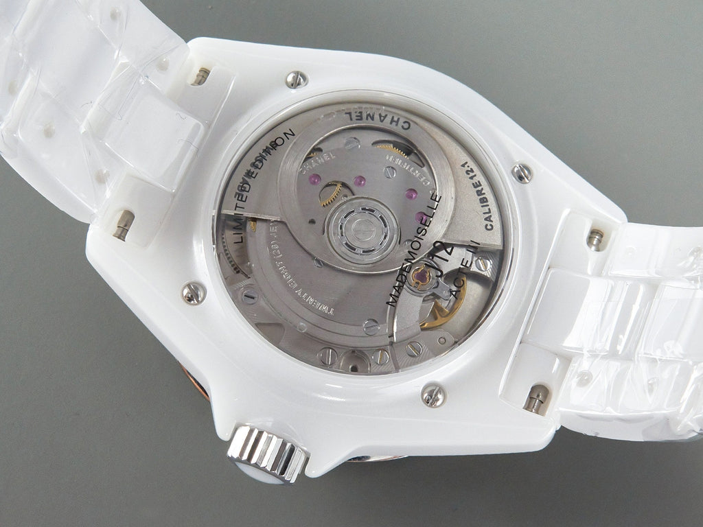 CHANEL J12 38mm Mademoiselle Automatic White Ceramic