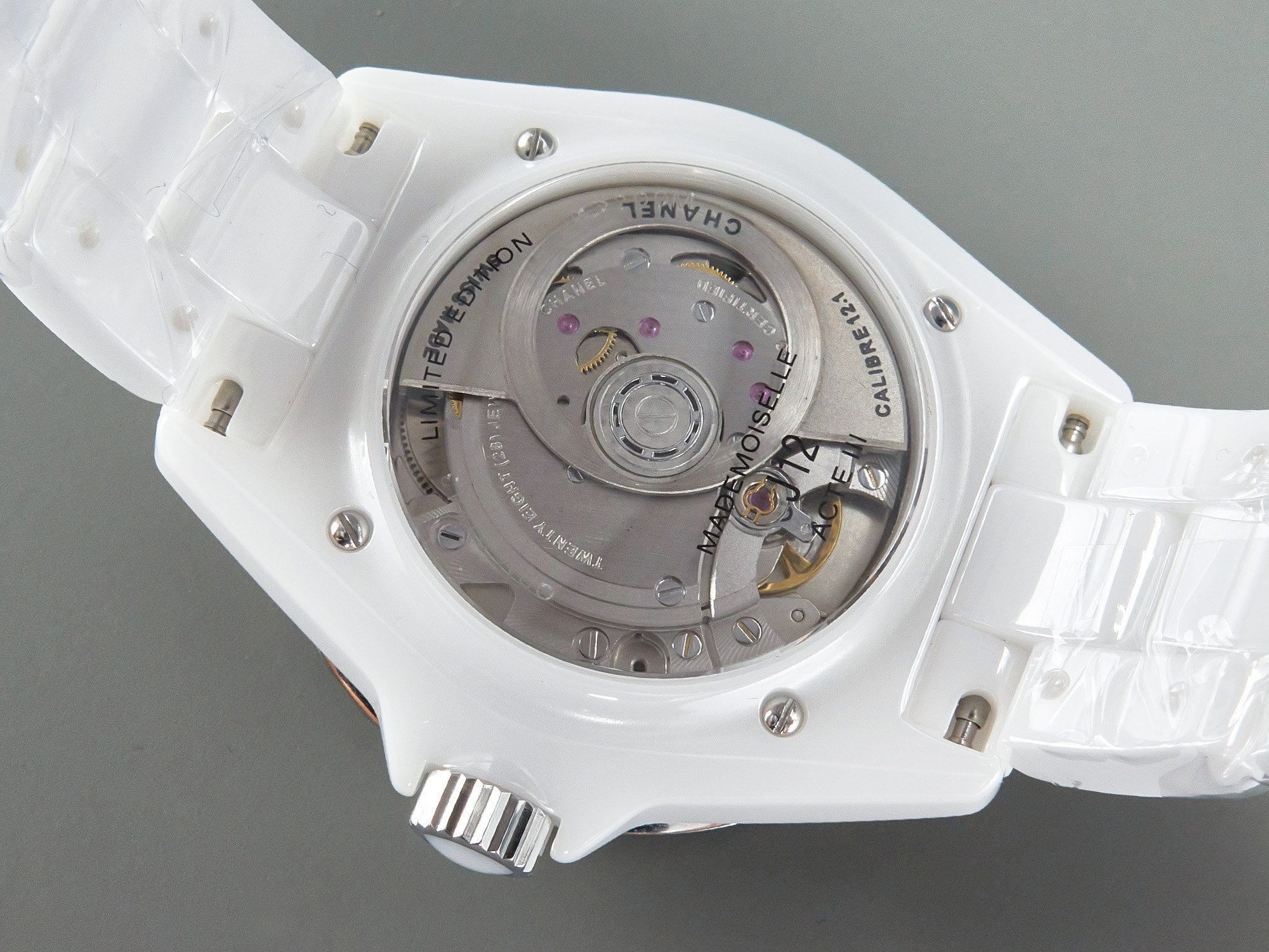 CHANEL J12 38mm Mademoiselle Automatic White Ceramic