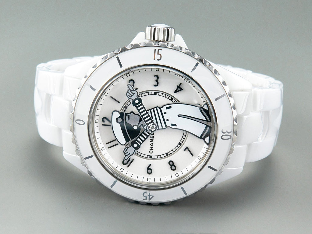 CHANEL J12 38mm Mademoiselle Automatic White Ceramic