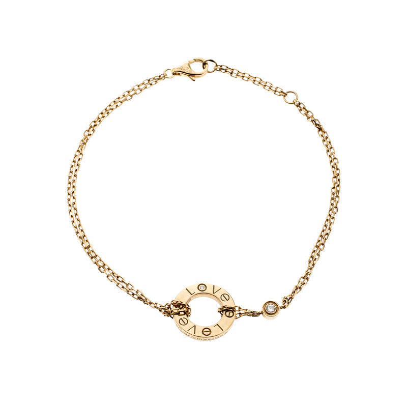 CARTIER LOVE BRACELET 2 DIAMOND