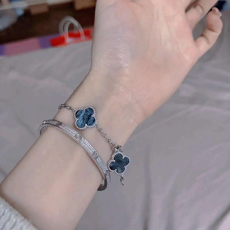 VCA CLOVER 5 MOTIF PIETERSITE BRACELET COLLECTION