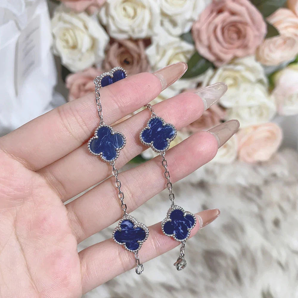 VCA CLOVER 5 MOTIF PIETERSITE BRACELET COLLECTION