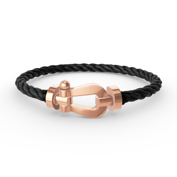 FRED FORCE LARGE HORSESHOE NO DIAMOND BRACELET ROSE GOLD