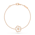 VCA LUCKY WHITE MOP PLUM BLOSSOM BRACELET
