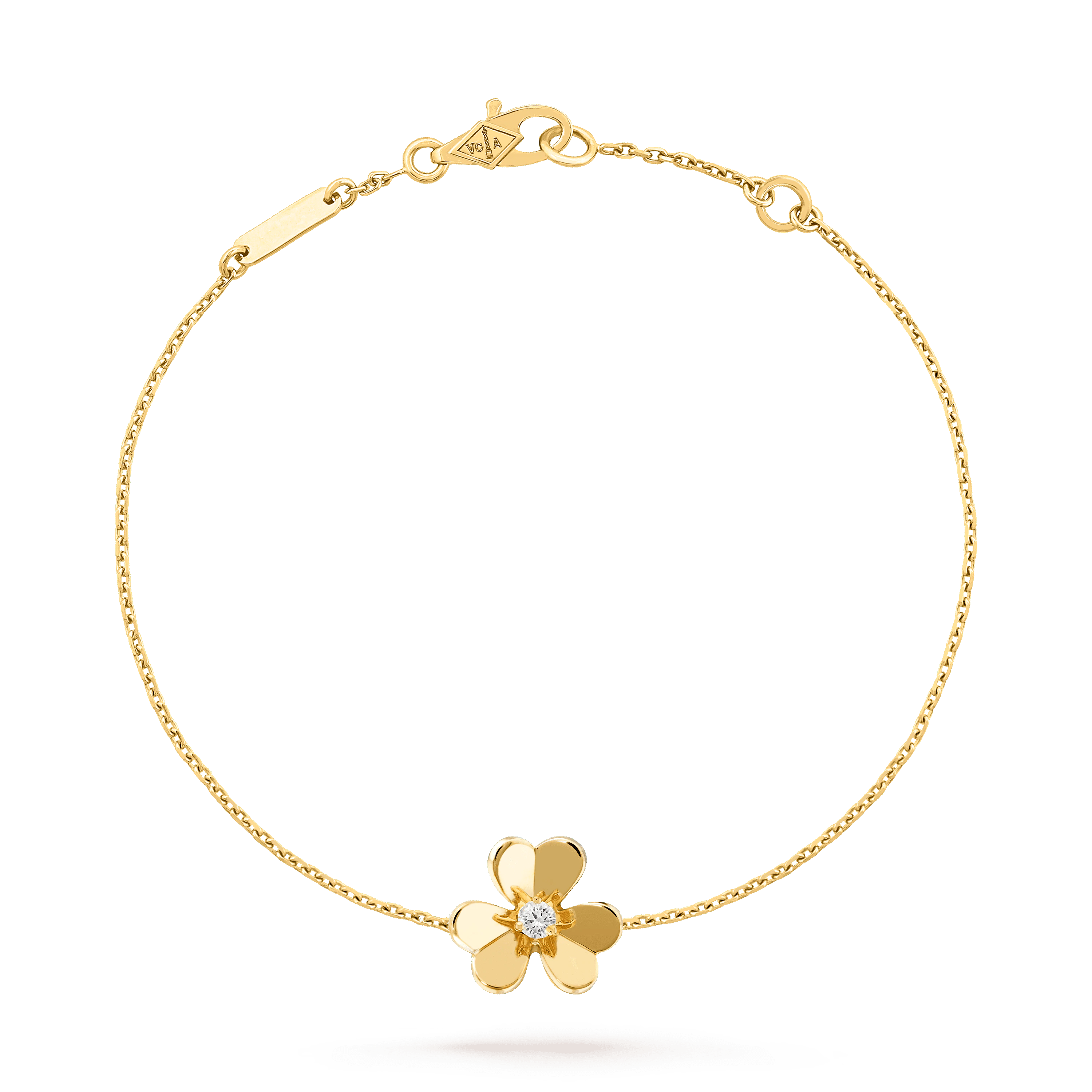 VCA FRIVOLE GOLD FLOWER BRACELET