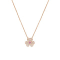 VCA FRIVOLE ROSE GOLD FLOWER DIAMOND NECKLACE