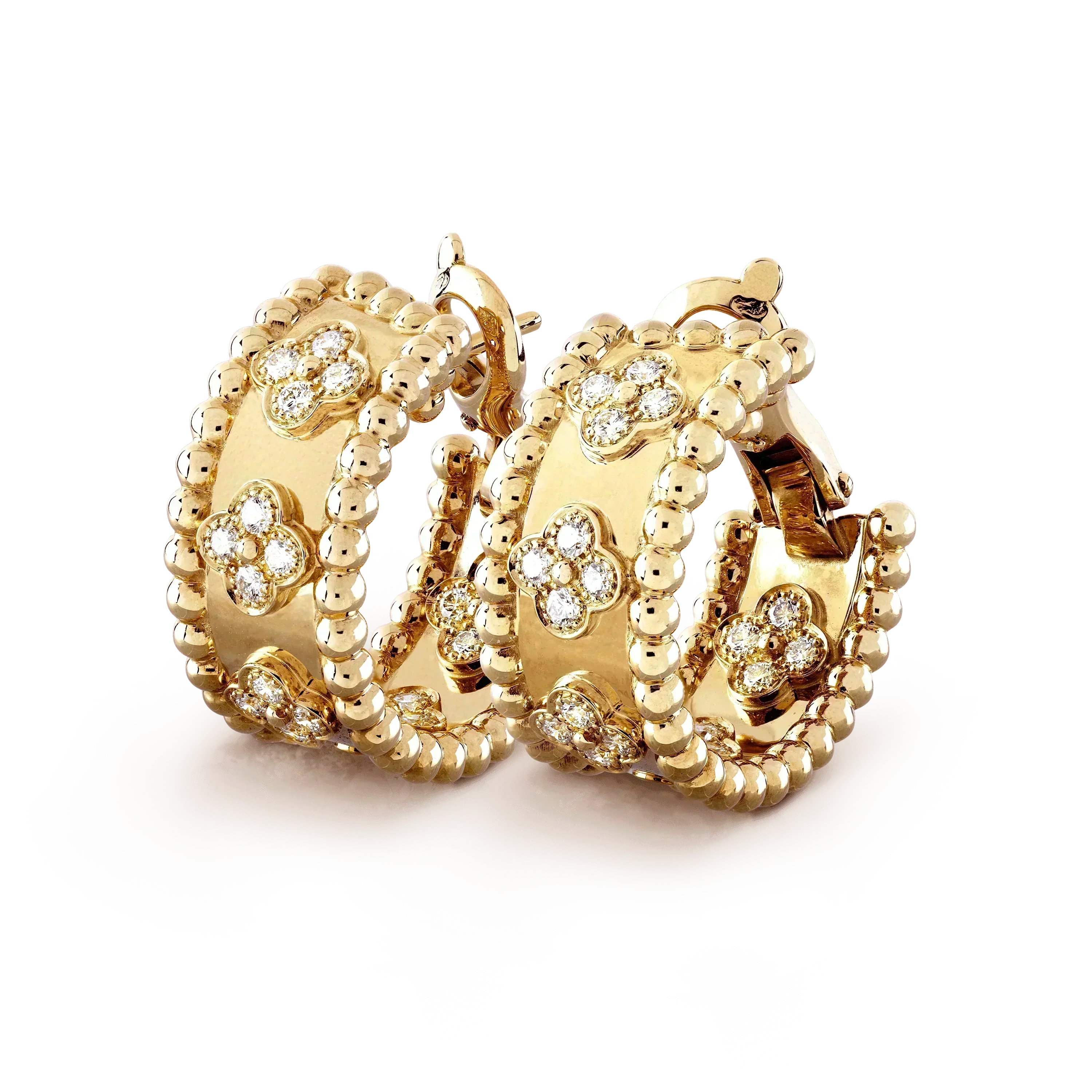 VCA PERLEE DIAMOND EARRINGS