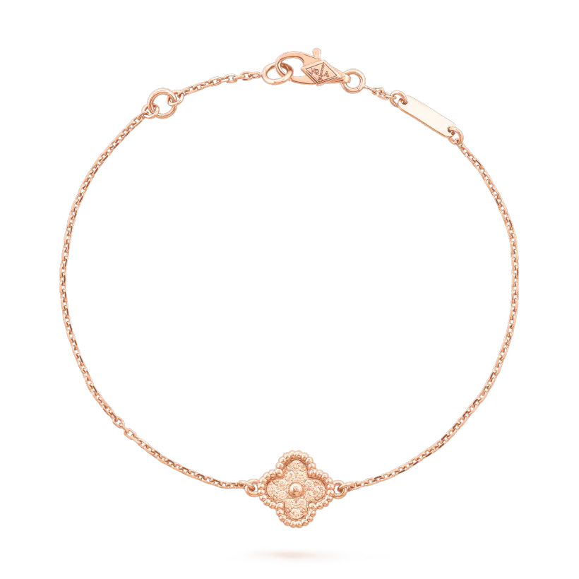 VCA CLOVER SINGLE FLOWER BRACELET