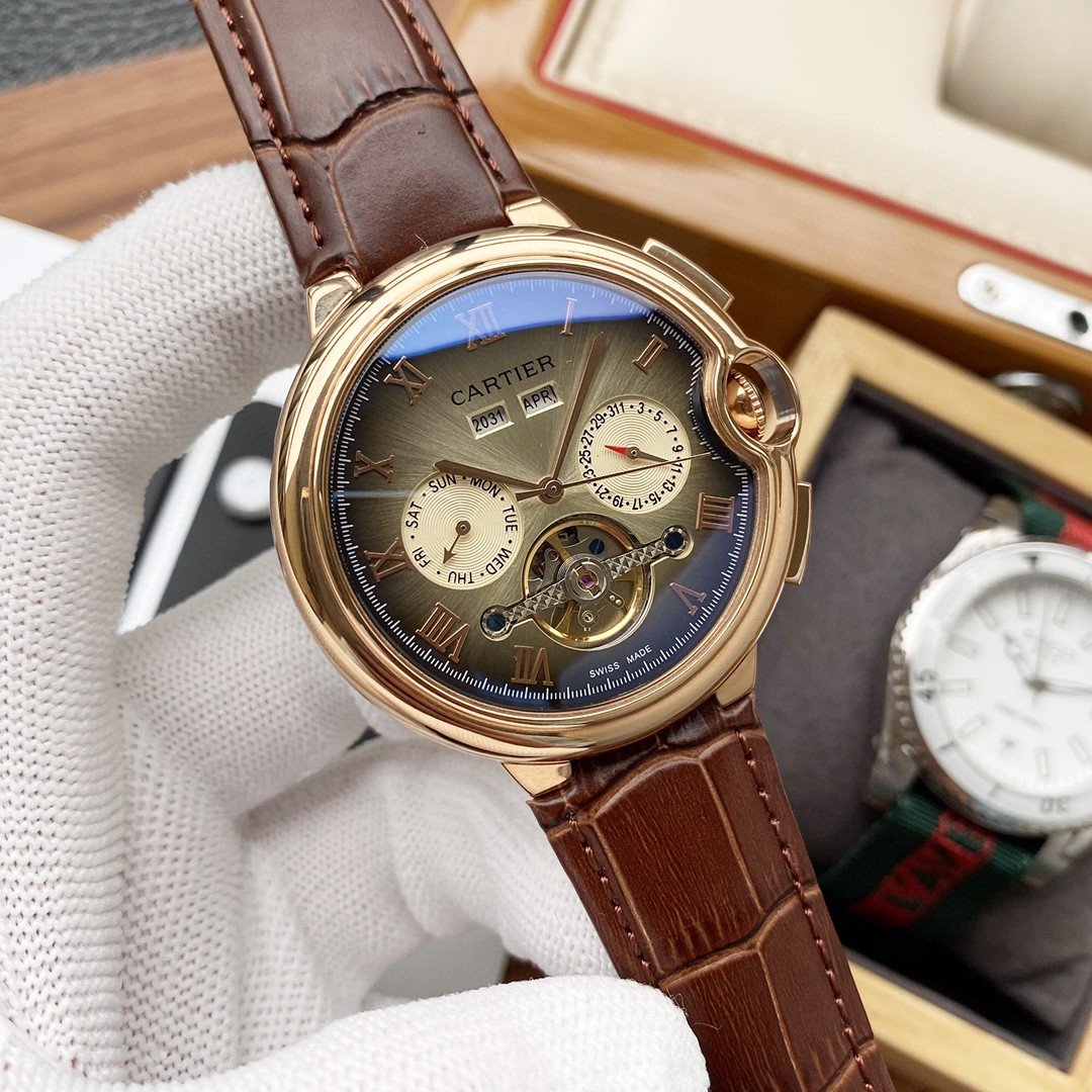 CARTIER BALLON BLEU 45 ANNUAL CALENDAR