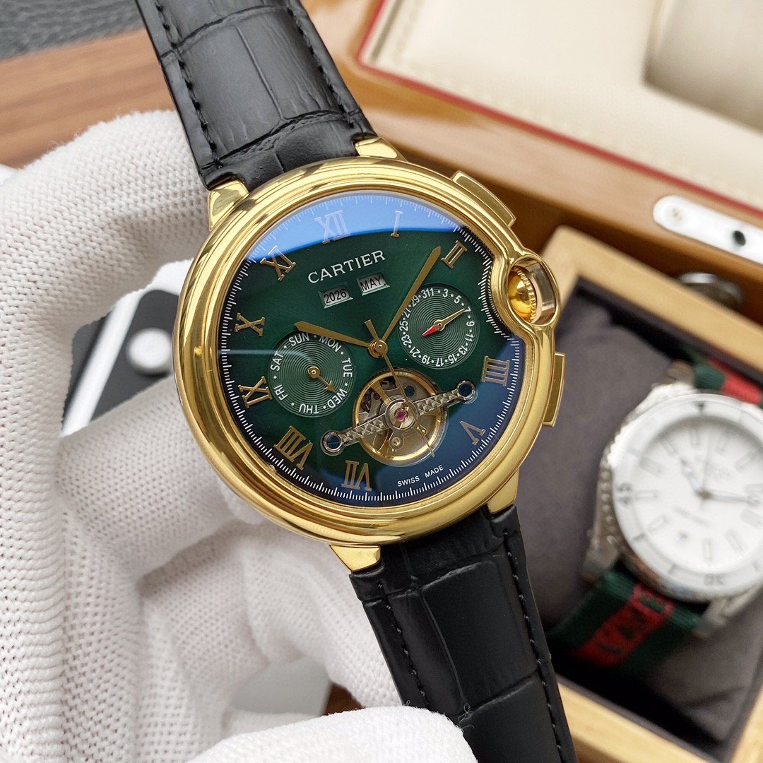CARTIER BALLON BLEU 45 ANNUAL CALENDAR