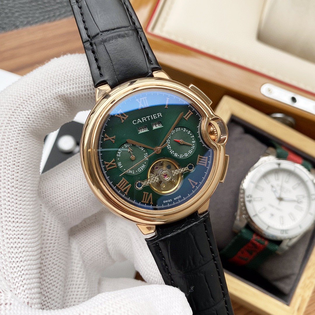 CARTIER BALLON BLEU 45 ANNUAL CALENDAR