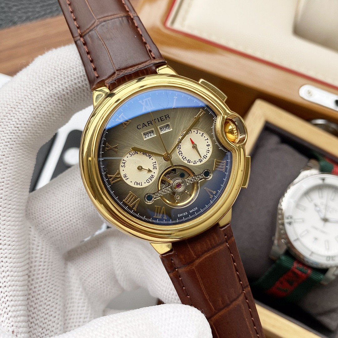 CARTIER BALLON BLEU 45 ANNUAL CALENDAR